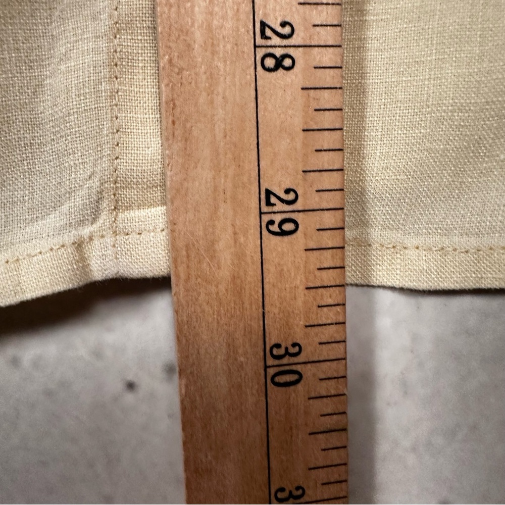 Tommy Bahama light yellow linen button up shirt size S/P - Picture 9 of 9